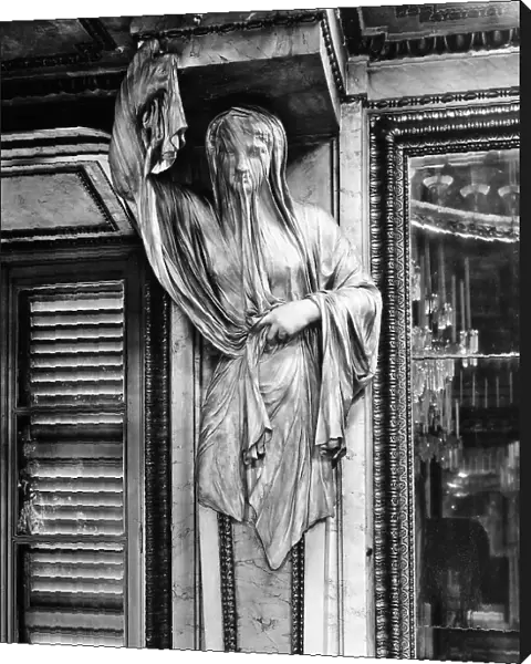A Caryatid in the Hall of the Caryatids in the Royal Palace of Milan
