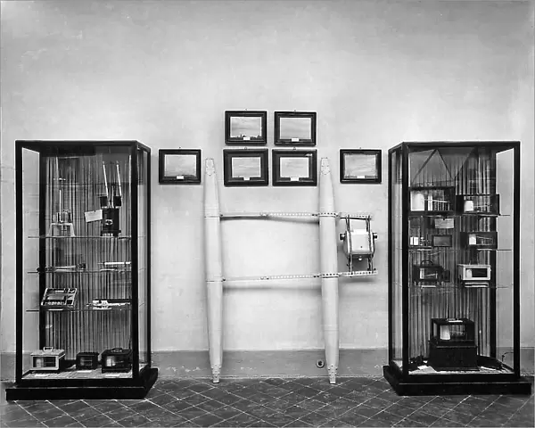 Hall dedicated to aerology in the Science History Exhibition held in Florence in 1929