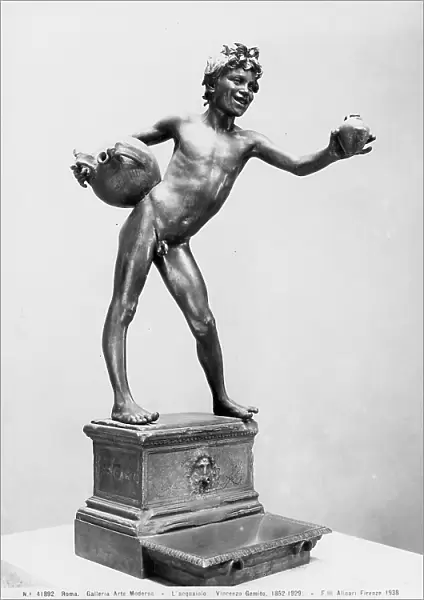 The Water Seller, work by Vincenzo Gemito, located in the National Gallery of Modern Art, Rome