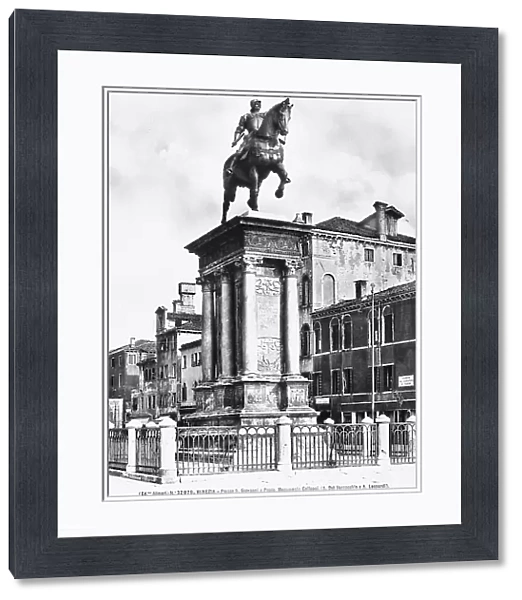 Monument to Bartolomeo Colleoni in Venice, located in Campo SS. Giovanni e Paolo