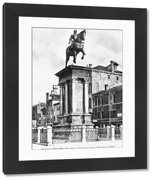 Monument to Bartolomeo Colleoni in Venice, located in Campo SS. Giovanni e Paolo