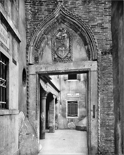 Doorway of the Corte delle Muneghe in Venice