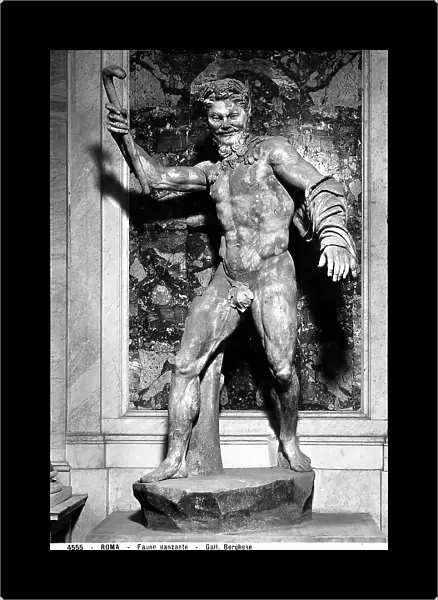 Dancing faun, now preserved in the Borghese Gallery, Rome