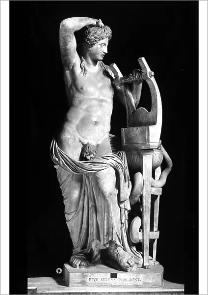 Statue of Apollo preserved in the Capitoline Museum, Rome