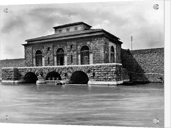 View of the Water Customs built by Leopoldo II in Leghorn