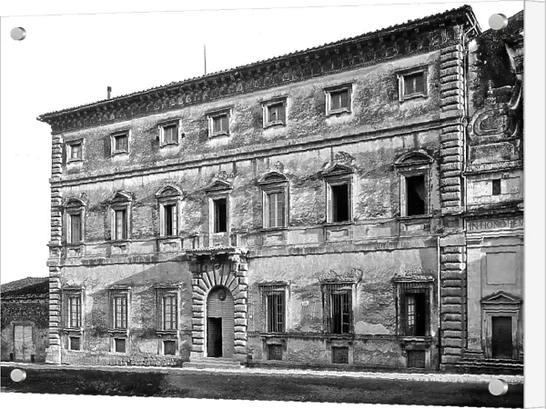 View of the faade of Palazzo Ludovico Marsciano ad Orvieto