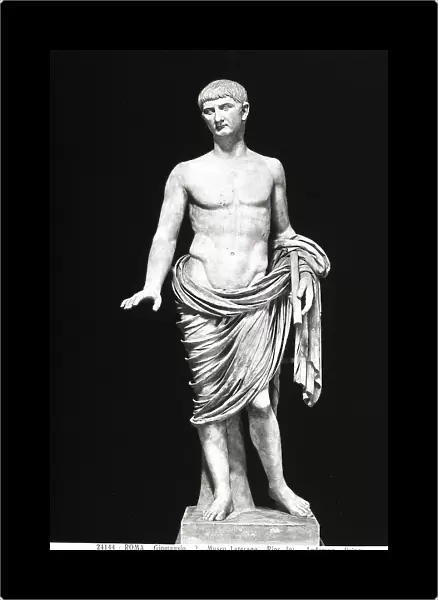 Male statue. Lateran Museum, Rome. Today in Gregoriano Profano Museum (formerly Lateran Museum), Vatican Museums, Vatican City