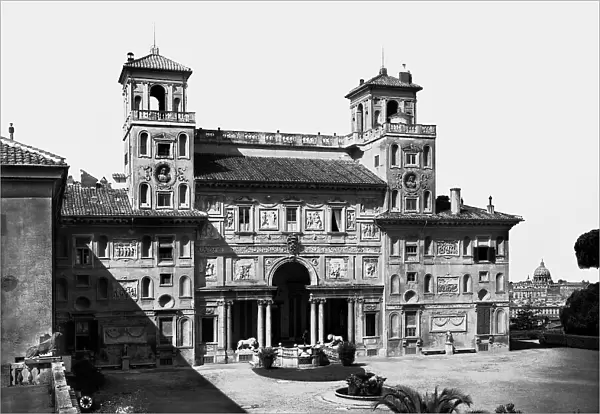 Villa Medici, Rome. Since 1804, the building has been home to the French Academy