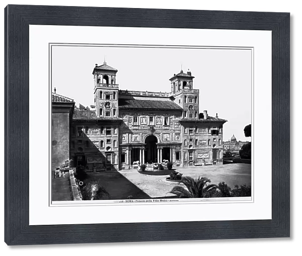 Villa Medici, Rome. Since 1804, the building has been home to the French Academy