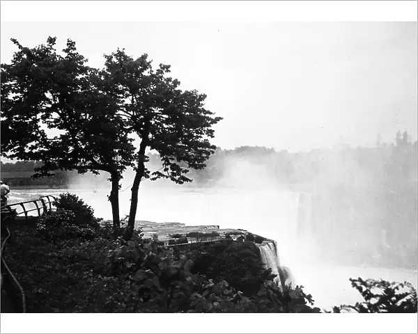 The Canadian Falls of Goat Island on the River Niagara
