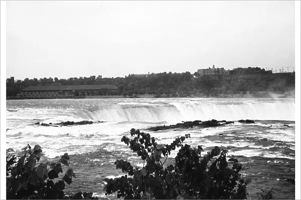 The Canadian Falls of Goat Island in Canada on the River Niagara