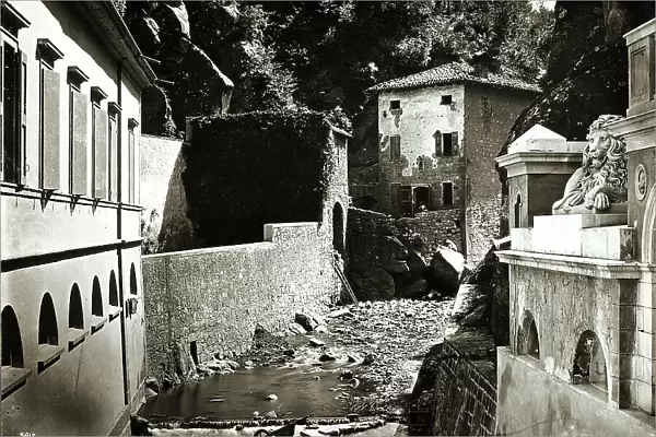 View of the Leone-Bove spa in Porretta Terme