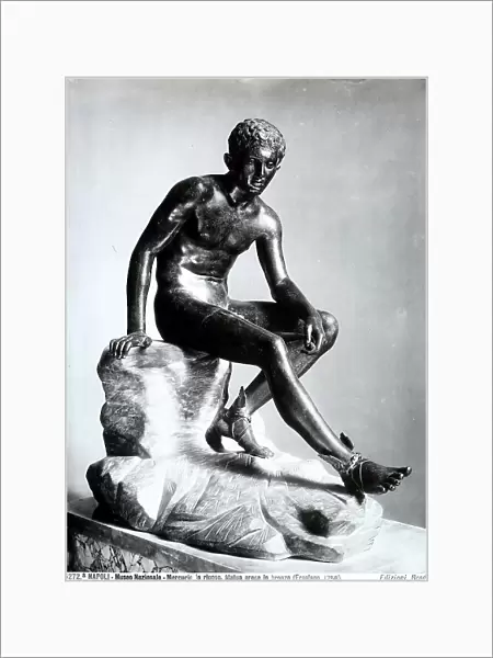 Hermes resting, by Lysippus, in the National Archaeological Museum of Naples