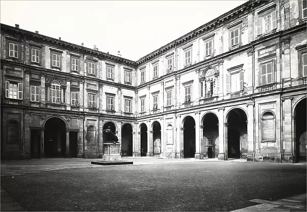 Inner courtyard of the Palazzo Provinciale in Lucca