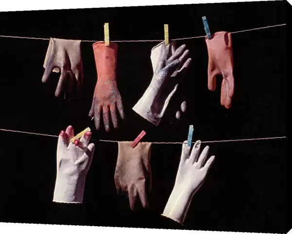 'Gloves' Italy. Date of Photograph:1960 ca