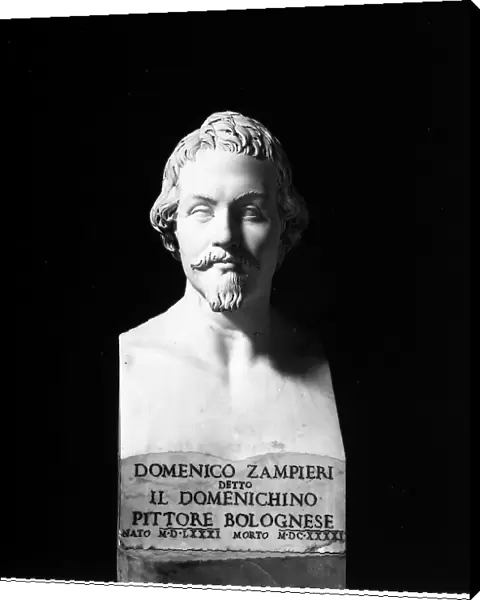 Bust of the painter Domenichino, work preserved in the Capitoline Museum, Rome