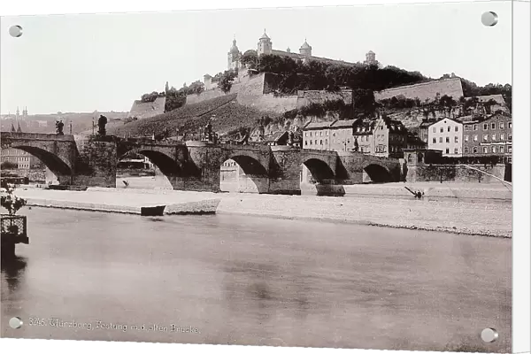 View of Wrzburg with the Mainbrcke and Marienberg Fortress on the hill