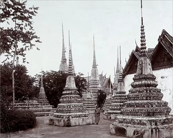 The Royal Tombs in the Emperor's Palace in Bangkok