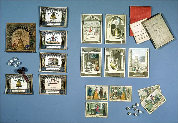 Playing cards made in Germany in the 19th century