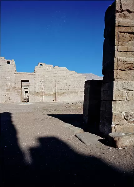 Luxor Medinet Habu, the funerary temple of Ramses II