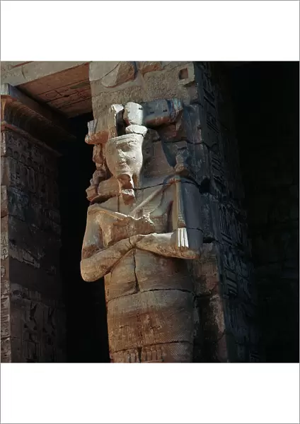 Luxor Medinet Habu, the funerary temple of Ramses II
