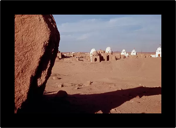 Nubia. The border with Sudan, a Muslim cemetery
