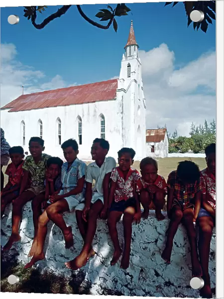 Tuamotu Islands. Catholics