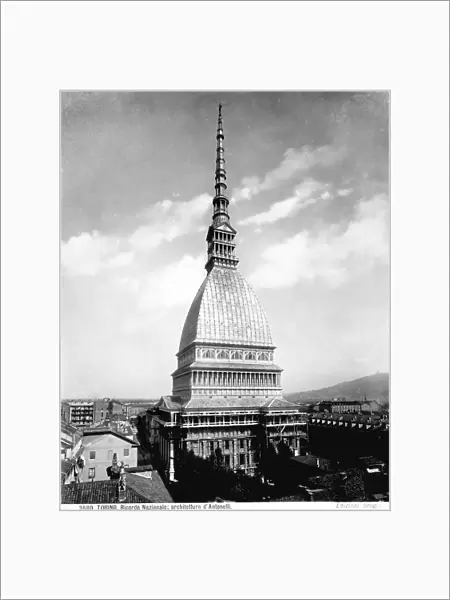 View of the Mole Antonelliana, emblem of the city of Turin
