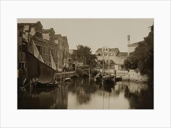 A canal on the island of Giudecca, Venice