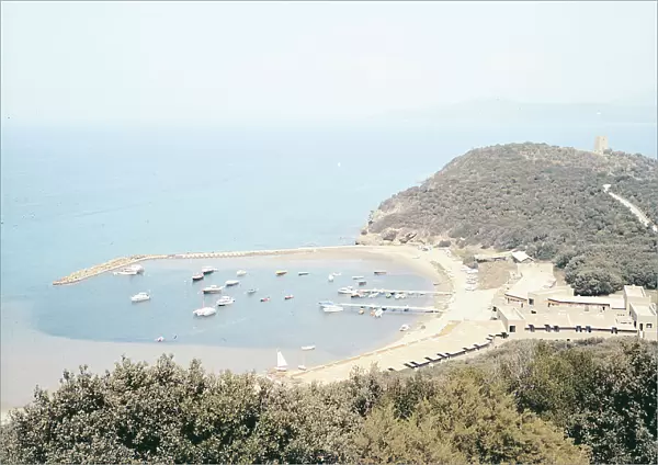 Castiglione della Pescaia (Grosseto). View of the small port of Punta Ala