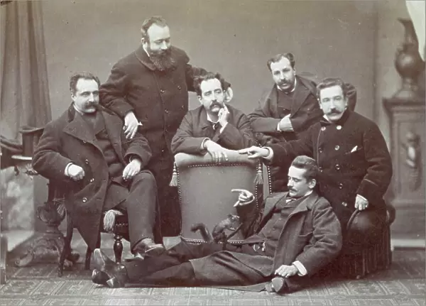 Group of men posing for the photographer