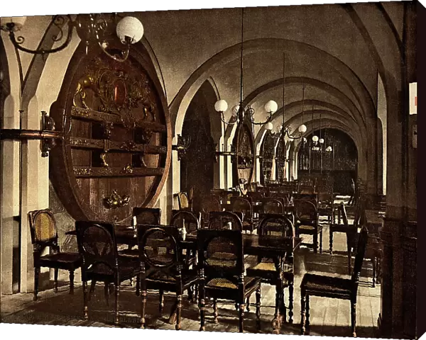 Rathskeller, hall of the Council Hall of Bremen, Germany