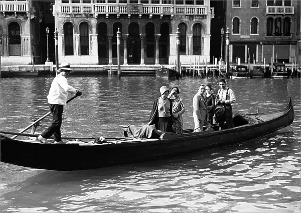 Ride in a gondola on the Grand Canal, Venice
