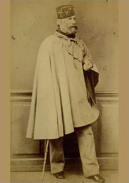 Portrait of the italian patriot Giuseppe Garibaldi (1807-1882)