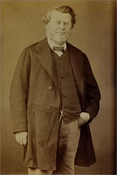Portrait of Adolphe Georges Guroult, French journalist; carte de visite