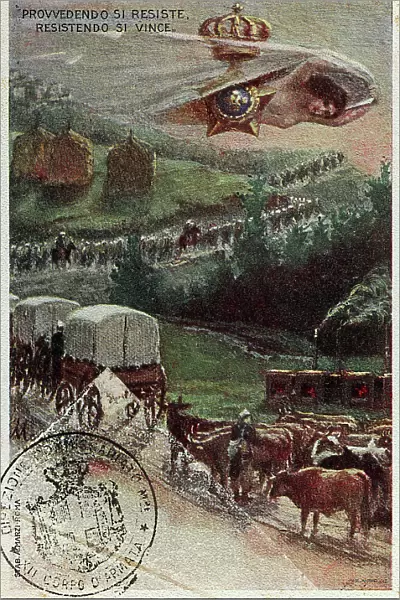 Postcard commemorating the 12 Corps