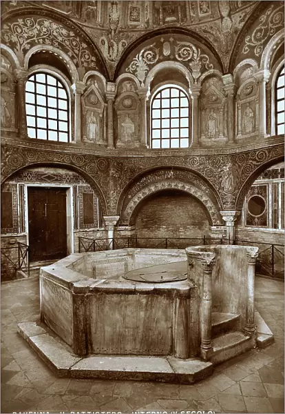 Ravenna, Baptistry, interior (5th century)