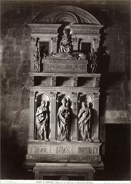 Altar of San Regolo, work by Matteo Civitali preserved in the Cathedral of San Martino, Lucca