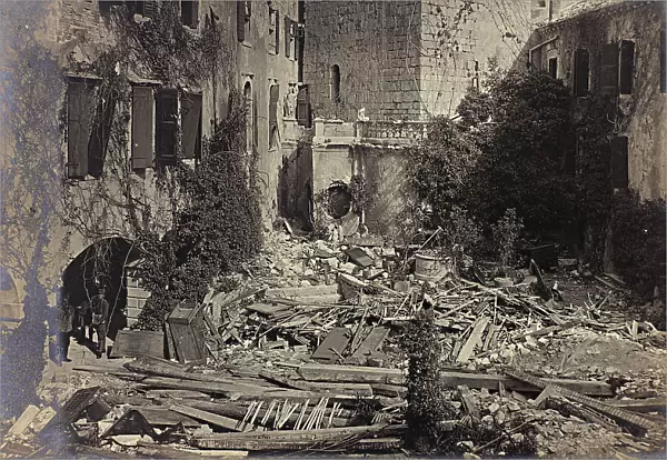 First World War: Duino rubble of bombed, Photography of the Austro-Hungarian Empire