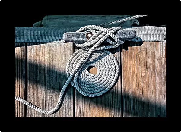 Dock rope, Connecticut, Mystic