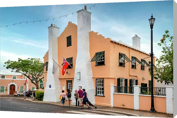 Bermuda, Saint George, The Globe Hotel in historic town