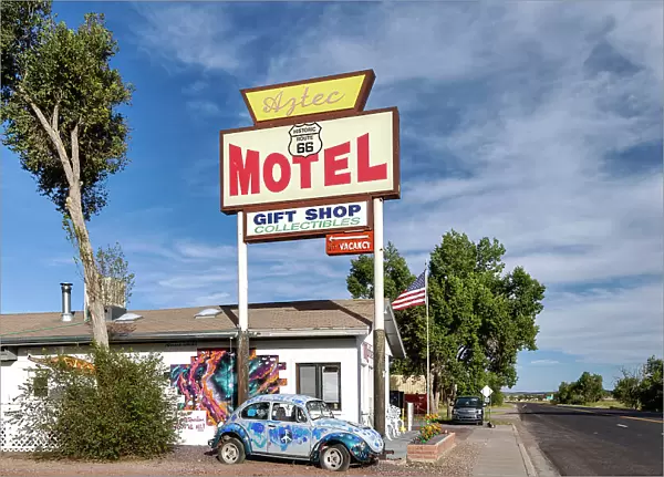 Arizona, Seligman, Route 66, Aztec Motel