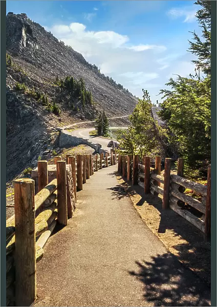 Oregon, Crater Lake, Walkway