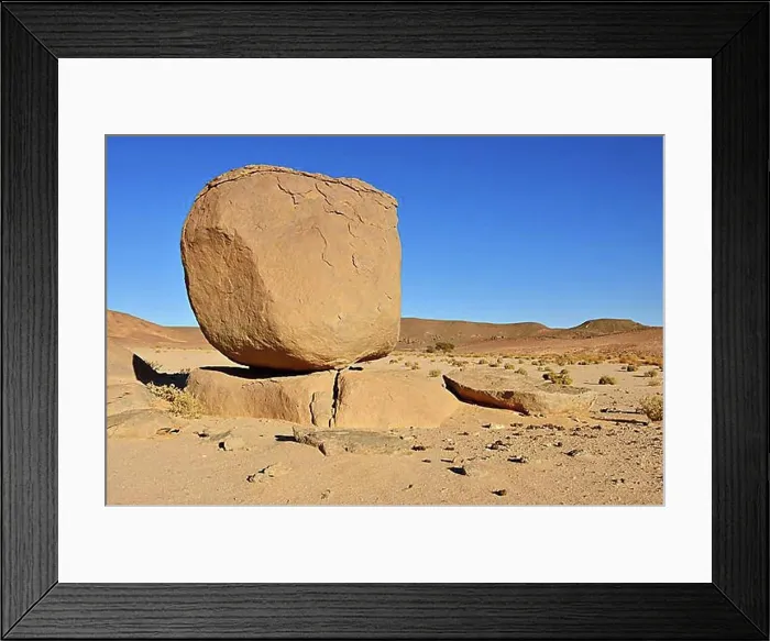 Framed Print : Teffedest Mountains Granite Boulders Print Framed Print : Teffedest Mountains Granite Boulders Print