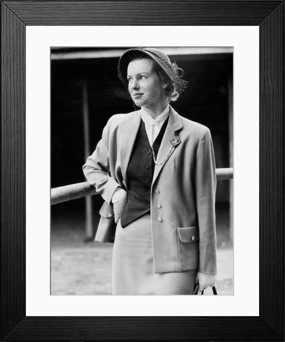 Framed Print : Elaine Blanshard Print, 1951 Framed Print : Elaine Blanshard Print, 1951