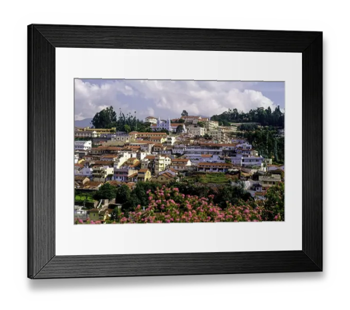 Framed Print : Coonoor Town Hill Resort Print Framed Print : Coonoor Town Hill Resort Print