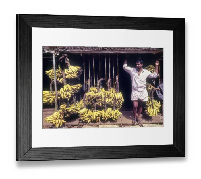 Framed Print : Banana Shop Print at Tirur, Malappuram Framed Print : Banana Shop Print at Tirur, Malappuram