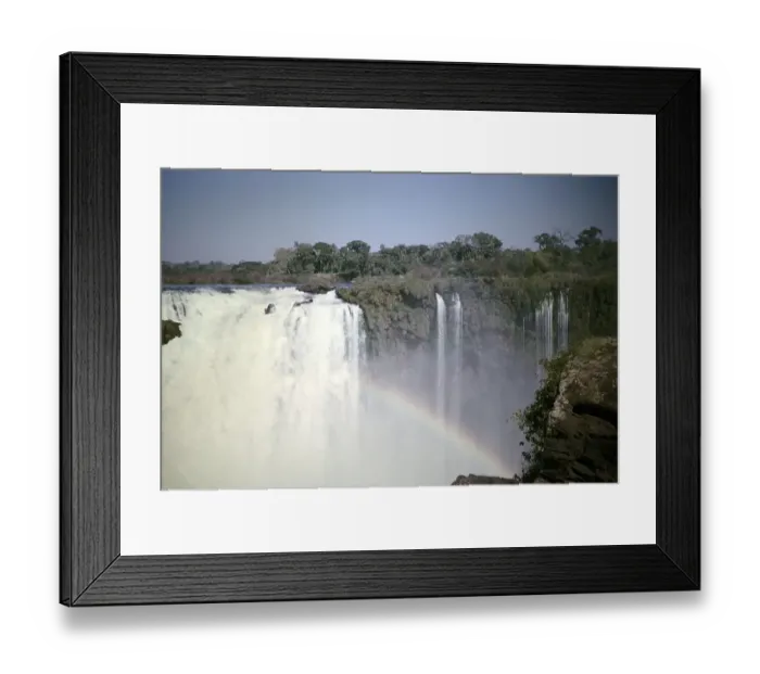 Framed Print : Iguazu River Waterfalls Print Framed Print : Iguazu River Waterfalls Print