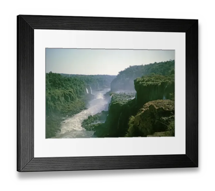 Framed Print : Iguazu River Gorge Print