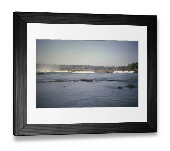 Framed Print : Iguazu River Print just above the Devil's Throat waterfall Framed Print : Iguazu River Print just above the Devil's Throat waterfall